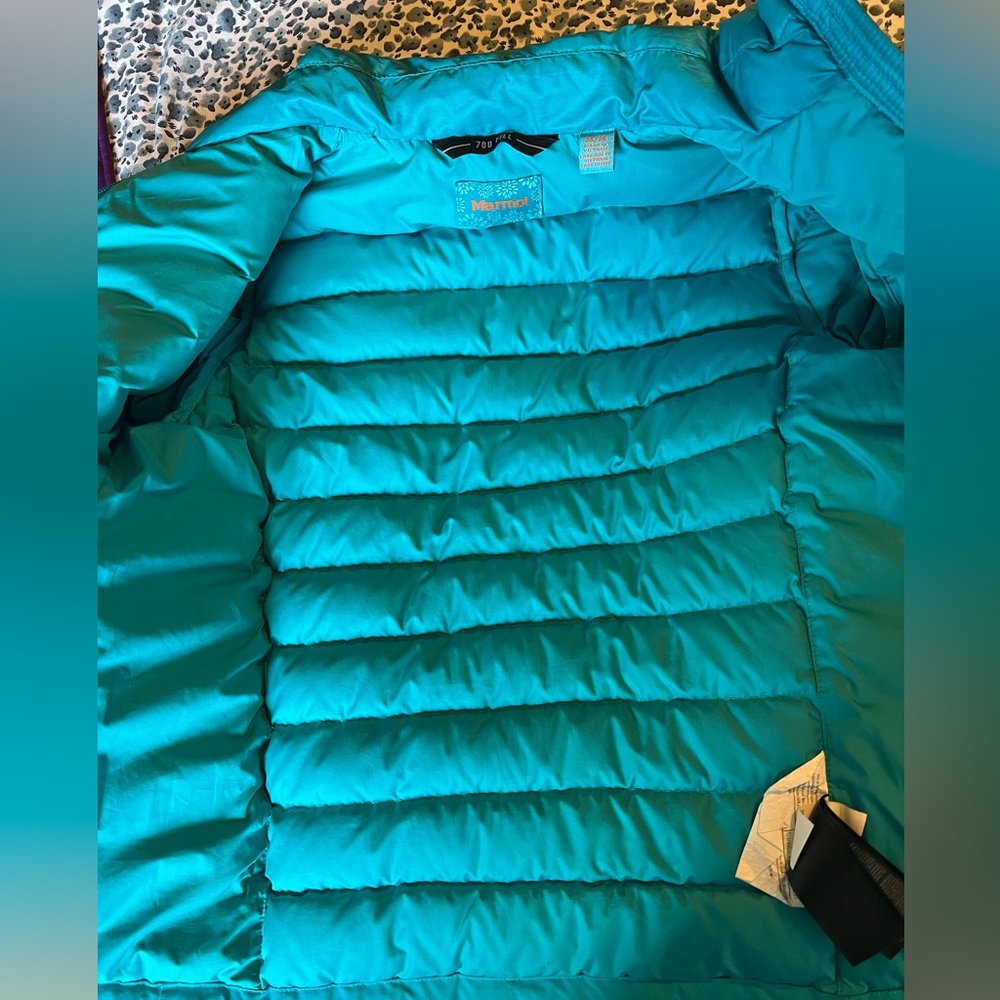 Girls marmot coat - good condition